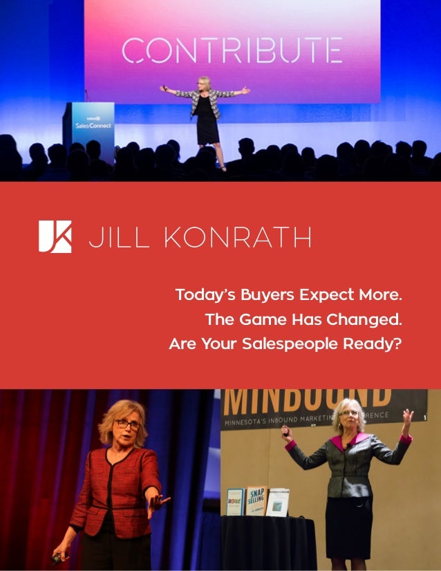 Today’s Buyers Expect More.
The Game Has Changed.
Are Your Salespeople Ready?
 