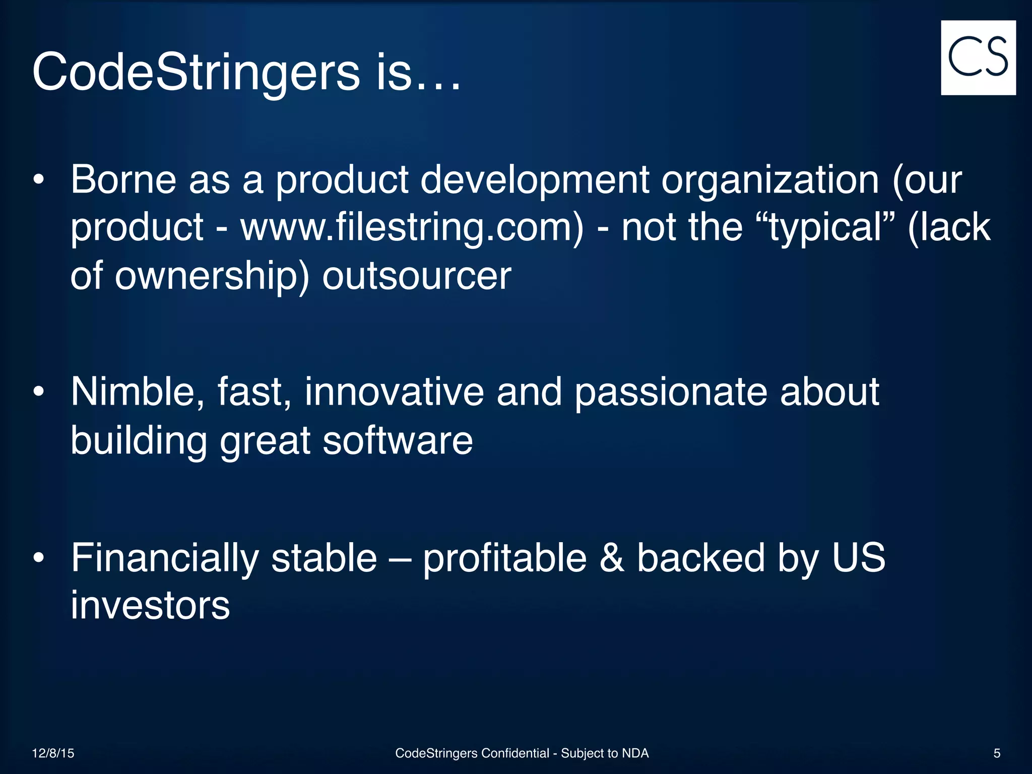 CodeStringers | PPT