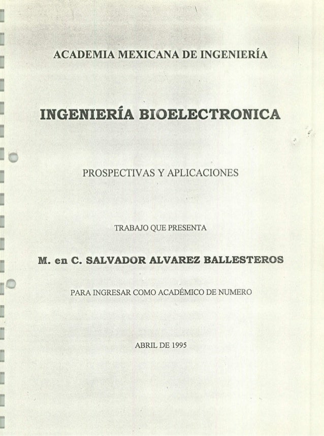 Ingenieria Bioelectronica Prospectivas Y Aplicaciones