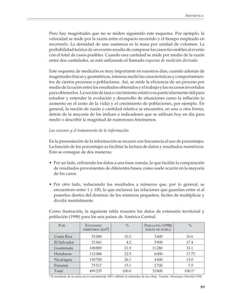 ARITMÉTICA



                        2. Realiza las siguientes adiciones:

                                      1   1      1   1   1             1   1   1    1
                                        +   =,     +   +   =,            +   +   +    =, …
                                      2   4      2   4   8             2   4   8   16

                        y así sucesivamente. ¿Qué observas? ¿A qué valor se aproxima la suma al aumentar
                        el número de sumandos? (Sugerencia: representa cada suma en la recta numérica o
                        expresa en forma decimal los resultados que se obtienen.)

                        3. Los antiguos egipcios utilizaban las fracciones unitarias, es decir, las fracciones
                        cuyo numerador es 1, salvo que también utilizaban la fracción 2/3. Se sabe que cada
                        fracción unitaria puede escribirse como la suma de varias fracciones unitarias di-
                        ferentes entre sí. ¿De qué manera escribirías las siguientes fracciones unitarias
                        como la suma de varias fracciones unitarias distintas (por ejemplo, no se vale escribir
                        1 = 1 + 1 )?
                         2        4   4

                                                         1 1 1 1   1
                                                          , , ,  y
                                                         2 3 5 7 17

                        4. El número 1 puede escribirse de muchas formas como la suma de fracciones
                        unitarias diferentes, por ejemplo:


                                           1 1 1 1 1 1 1  1 1 1 1
                                            + + , + + + ,  + + + ,…
                                           2 3 6 2 4 6 12 2 3 9 18

                        Verifica que las sumas anteriores tienen como resultado 1. Si las examinas verás que
                        en todas ellas hay algún(os) sumando(s) con denominador par. Para que veas que
                        esto no ocurre en general, verifica que la siguiente suma es igual a 1:


                                          1 1 1 1 1   1   1   1   1   1   1
                                           + + + +  +   +   +   +   +   +
                                          3 5 7 9 15 21 27 35 63 105 135


                        En resumen

                        El aprendizaje de las fracciones presenta dificultades que los alumnos tardan en
                        dominar. Ellos no sólo deberán acostumbrarse a sus usos en diferentes contextos y
                        a las diferentes representaciones de un mismo número fraccionario, sino también a
                        nuevos significados y formas de operar. Muchos no alcanzan a comprender por qué
                        si al multiplicar fracciones se multiplican numerador por numerador y denomina-
                        dor por denominador, no se procede en forma similar cuando se suma; o por qué,
                        para citar otro ejemplo, un problema que se resuelve dividiendo entre tres se plantea


                                                                                                            87



M/SEC/P-033-089.PM6.5        87                                            6/20/01, 11:09 AM
 