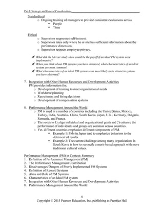 Comprehensive Guide to Performance Management and Reward Systems in ...