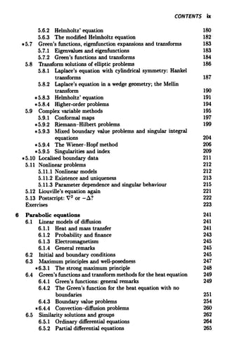 Applied Partial Differential Equations John Ockendon | PDF