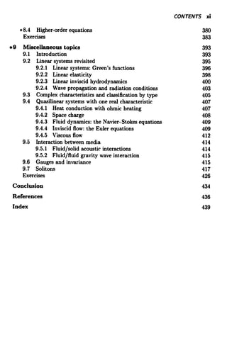 Applied Partial Differential Equations John Ockendon | PDF