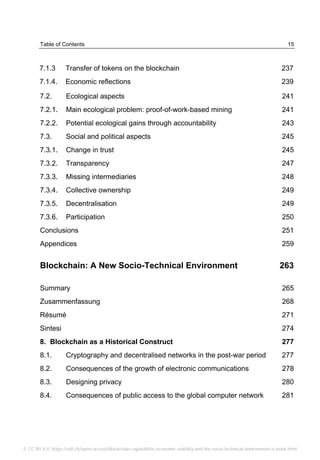 Table of Contents 15
7.2.  Ecological aspects 241 
7.3.  Social and political aspects 245 
Conclusions 251 
Appendices 259...