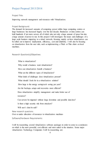 3rd Year Final Project | DOCX
