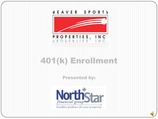 401(k) Enrollment Presented by: 