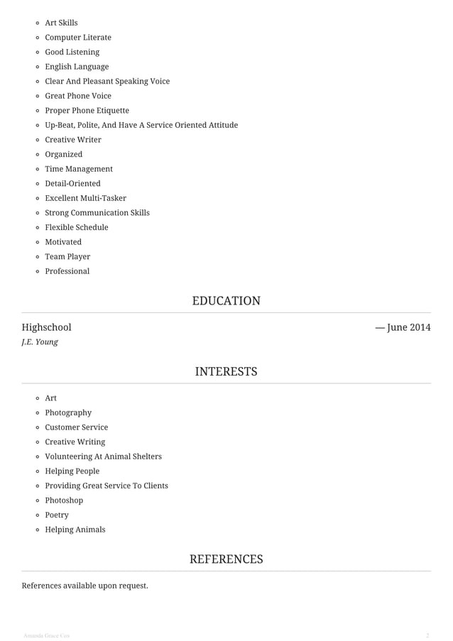 Amanda Cox Resume PDF - Amanda Cox Resume 2 638 