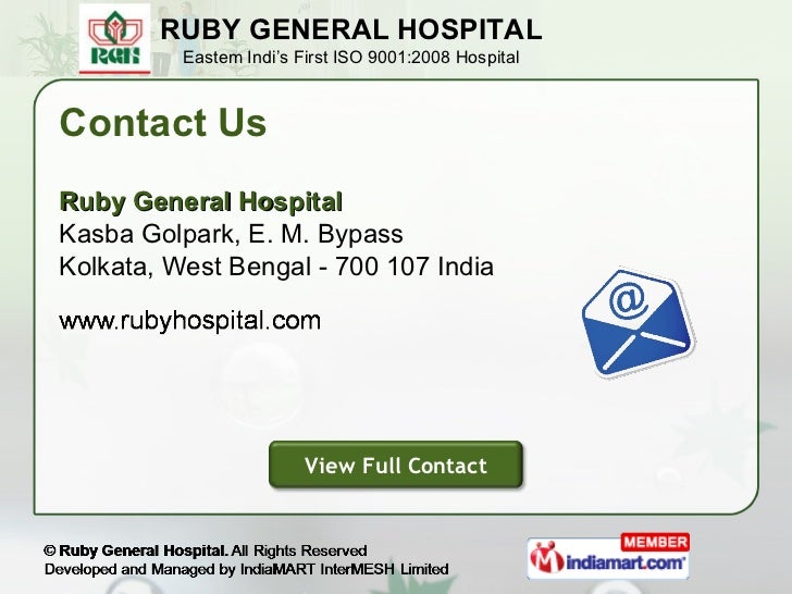 Ruby General Hospital Kolkata India