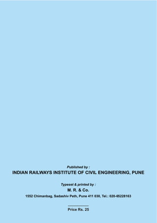Rainwater Harvesting - Indian Railways