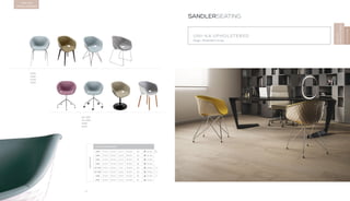 96
UNI-KA UPHOLSTERED
Design · Metalmobil Concept
SANDLERSEATING
UNI-KA
UPHOLSTERED
METALMOBIL
UNI-KA
UPHOLSTERED
563M
564M
565M
566M
DIMENSIONS
UNI-KA UPHOLSTERED
563M H 31.9” W 23.2” D 21.7” SH 18.9” AH - 20.5 lbs
564M H 32.3” W 23.2” D 21.3” SH 18.9” AH - 20.7 lbs
565M H 31.9” W 23.2” D 21.3” SH 18.5” AH - 21.6 lbs
566M H 31.9” W 23.2” D 21.7” SH 18.5” AH - 23.2 lbs
567-5PM H 32.7” W 23.2” D 22” SH 18.9” AH - 25.6 lbs
567-5RM H 32.7” W 25.2” D 24.4” SH 18.9” AH - 25.8 lbs
569M H 33.5” W 23.2” D 20.5” SH 18.9” AH - 41.2 lbs
601M H 31.9” W 23.2” D 21.3” SH 18.9” AH - 21.4 lbs
567-5PM
567-5RM
569M
601M
 