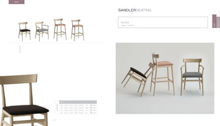 108
NIKA
Design · Cantarutti
SANDLERSEATING
NIKA
GROOVE
NIKA
1.0
2.0
3.0
4.0
DIMENSIONS
NIKA
1.0 H 31.9” W 19.7” D 20.1” SH 18.9” AH - 10.6 lbs
2.0 H 31.9” W 22.8” D 20.9” SH 18.9” AH 26” 12.8 lbs
3.0 H 39.8” W 20.5” D 20.9” SH 30.3” AH - 13.2 lbs
4.0 H custom W 20.5” D 20.9” SH custom AH - 12.5 lbs
 