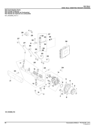 04A Motor
0400A Motor 6068HT082 RE543070 RE549585
16C7 Fuel Injection Pump
16C7 Pompe d'injection
16C7 Bomba de Injeção de Combustível
16C7 Bomba de inyección de combustible
16C7_RE528995_PCD A.1
74 Escavadeira 250GLC PC10217P (F.1)
ST389652(G.2)
 
