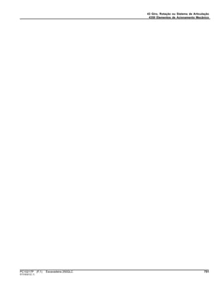 43 Giro, Rotação ou Sistema de Articulação
4350 Elementos de Acionamento Mecânico
PC10217P (F.1) Escavadeira 250GLC 751
ST316321(C.1)
 