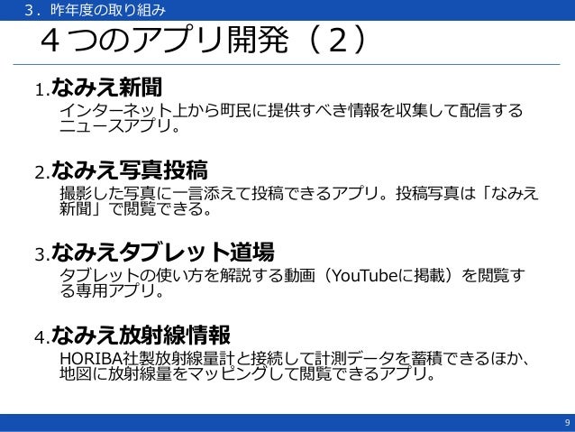 平成27年度 浪江町タブレット事業 入札説明会 2015年8月21日