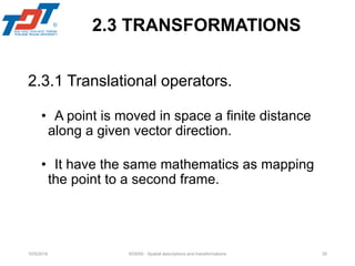 403050_CHAPTEP2_Robotspatial descriptions and transformations facuty | PDF