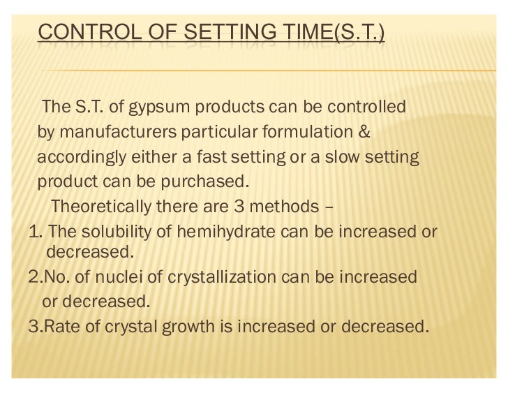 gypsum