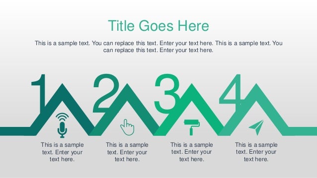 green animated business powerpoint template