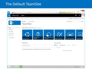 The Default TeamSite
 