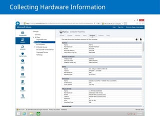 Collecting Hardware Information
 