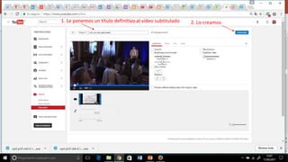 1º Pones la pista de video con el vídeo HD
 