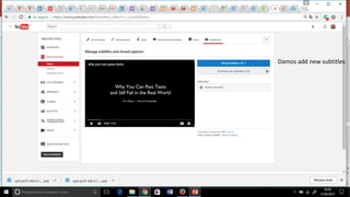 Vamos a buscarlo en el gestor de vídeos de nuestro canal
 