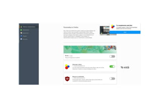 Instalando el complemento
Lo pasamos de off a on
 