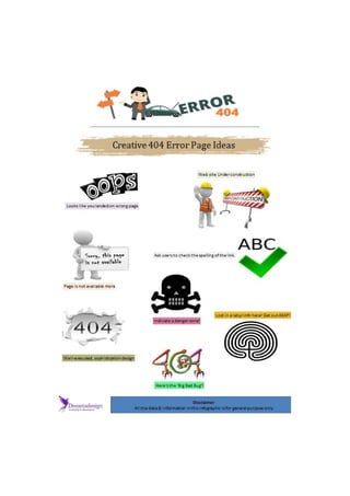 Creative 404 Error Page Ideas