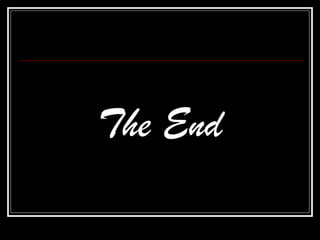 The End 