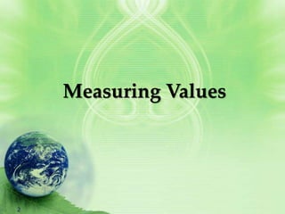 Chapter 7 Values | PPTX