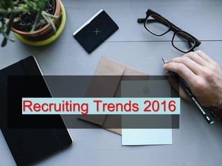 Recruiting Trends 2016
 