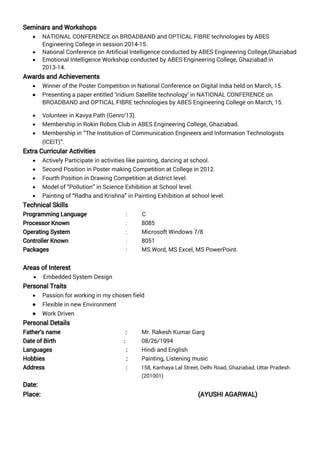 Resume | PDF image.