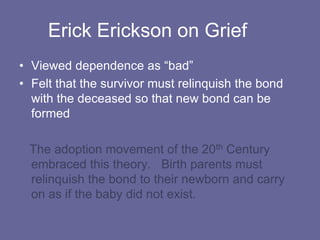 Psychoanalysts failed to recognize how hard it is to sever bonds.