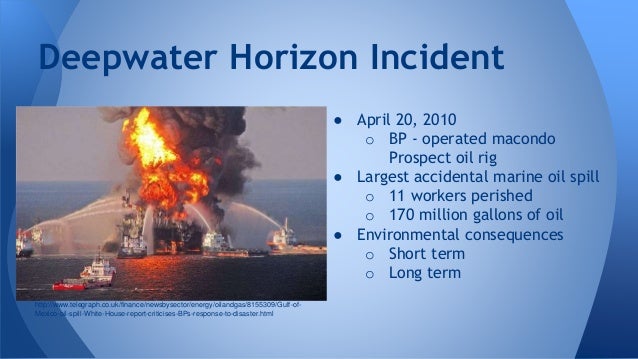 off shore oil drilling presentation macondo incident report