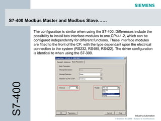 Modbus Slave and Modbus Master in S7.ppt