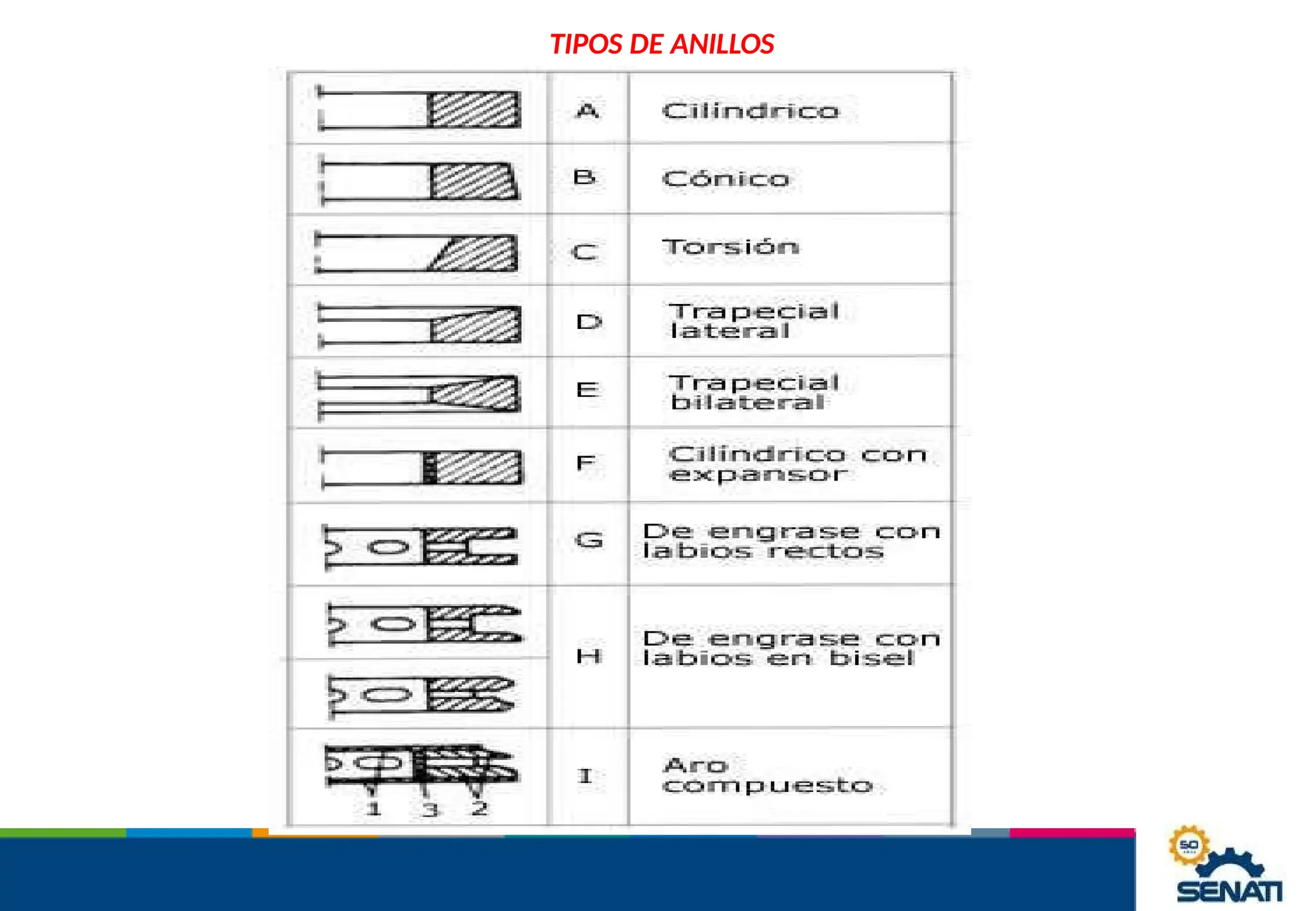 TIPOS DE ANILLOS
 