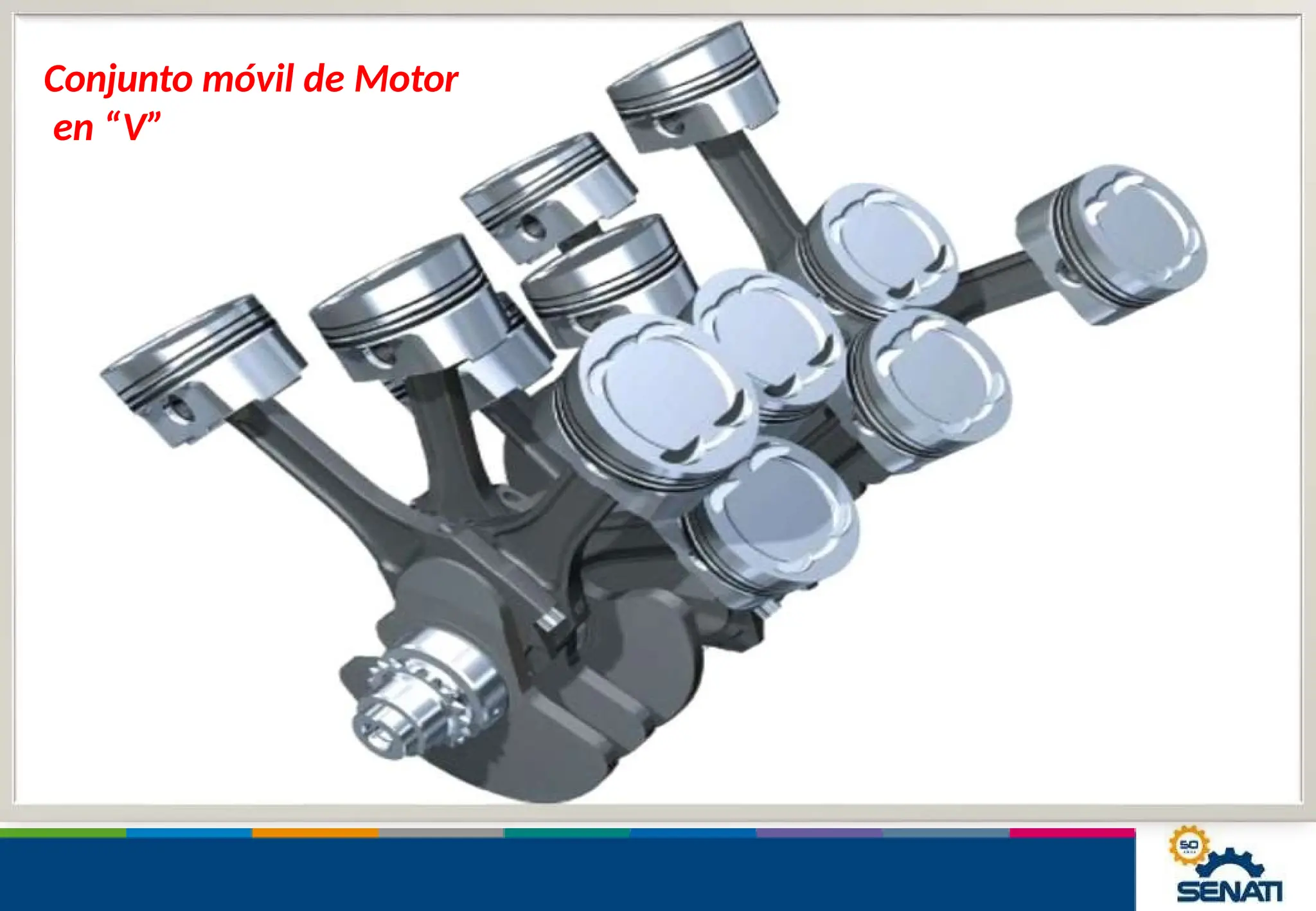 Conjunto móvil de Motor
en “V”
 