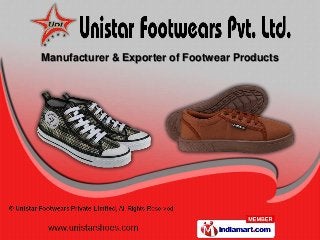 Manufacturer & Exporter of Footwear Products
 
