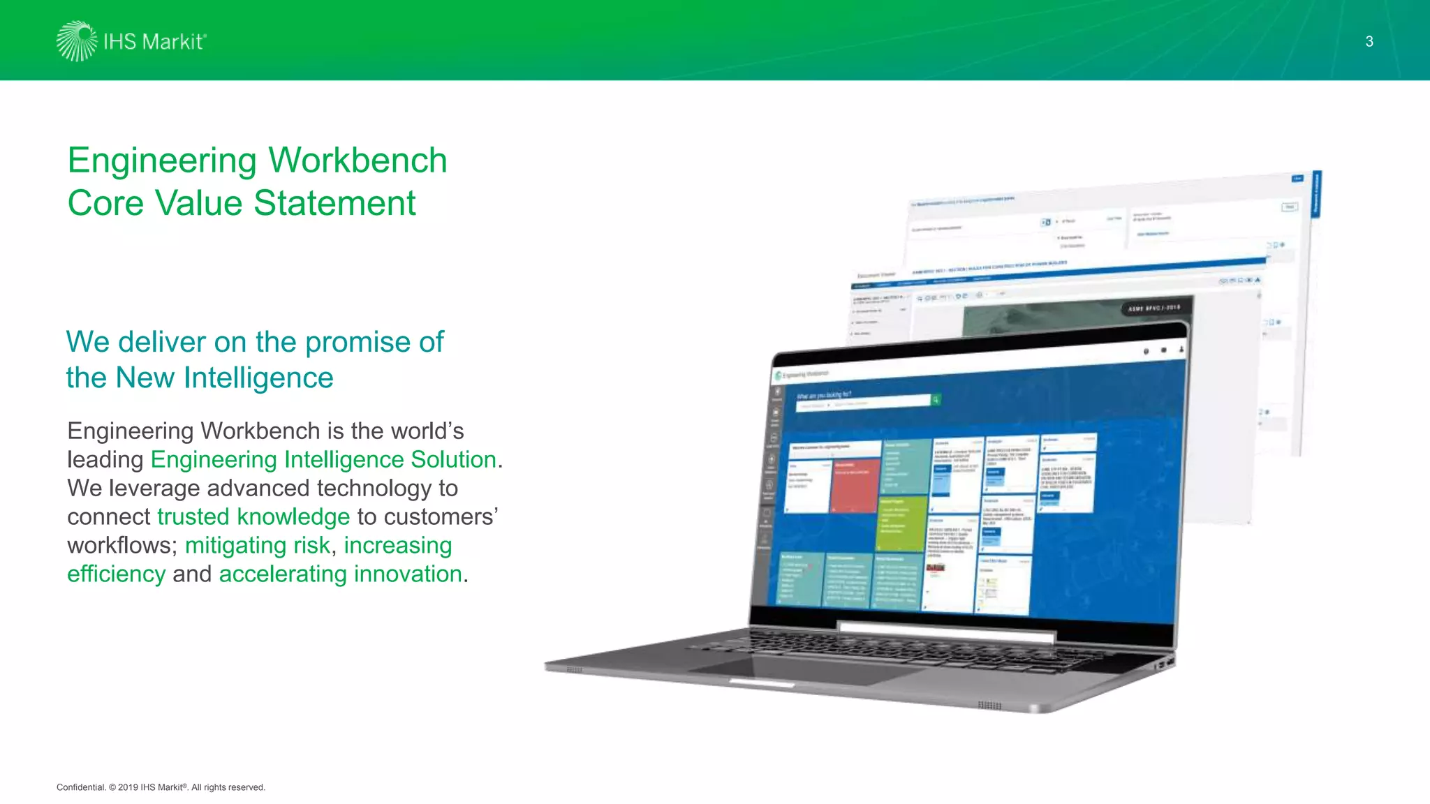 Engineering Workbench 2019 Core Value Statement PPT