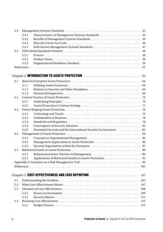 Protection of Assets Security Management Michael E. Knoke | PDF