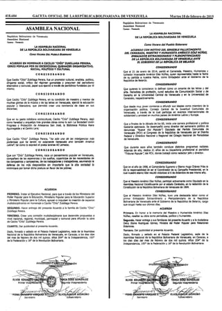 Gaceta Oficial Venezuela 40.599