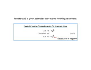 If no standard is given, estimate c then use the following parameters:
Set to zero if negativeg
 