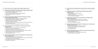 Advanced diploma in procurement and supply
23
3.0 Be able to develop an implementation plan for strategic sourcing or category management
process
3.1 Analyse the use of plans for the implementation of strategic sourcing or category
management process
• Involving stakeholders in the sourcing decision
• Creating evaluation criteria
• Finalising speciﬁcations and contractual agreements
• The use of conﬁdentiality agreements
3.2 Critically compare routes to market for the implementation of a strategic sourcing or
category management process
• The use of competition or direct negotiation to source suppliers
• Devising invitations to tender, quotation and requests for proposals
• The use of reverse auctions
• The use of joint proposition improvement
3.3 Develop decision criteria that can be applied for the implementation of a strategic sourcing
or category management process
• Deﬁne relationship management and governance structures
• Conﬁrm segmentation approach and relationship proﬁles
• Conﬁrm transaction process
• Using staged gate reviews
3.4 Develop an implementation plan for a strategic sourcing or category management process
that could be presented to stakeholders
• Gaining stakeholder buy in to sourcing and category strategy
• Creating presentations on strategy plans
Advanced diploma in procurement and supply
22
2.0 Be able to create a plan for a strategic sourcing or category management process
2.1 Evaluate data for the development of a strategic sourcing or category management process
• Historical and forecasted data on categories of spend
• Demand patterns for category groups
• Current contracts with suppliers and terms that are being applied
• Reviews of existing relationships and performance
• Market trends
2.2 Interpret the requirements for initiating and preparing the introduction of a strategic
sourcing or category management process
• Producing category hierarchies for both direct and indirect expenditures
• Applying portfolio tools to map the categories of expenditures
• Creating total cost models for category management
• Conducting stakeholder needs analysis
• Forming cross functional teams and preparing responsible, accountable, consultative and
informing roles within the team
• Reviewing the implications of existing legislative requirements and standards
2.3 Assess supply market factors in the development of a strategic sourcing or category
management process
• Analysing industry dynamics, competitiveness and pricing behaviour
• Analysing ﬁnancial data on potential suppliers
• Using requests for information (RFIs) to assess market factors
• Reviewing STEEPLE, SWOT and market share/growth factors that inﬂuence categories
• Conducting impact assessments of CSR/ sustainability factors
• Conducting supply chain and value chain analysis
• Analysing supplier perceptions
2.4 Create a sourcing plan, including its priorities, in the development of a strategic sourcing or
category management process
• Assessing switching costs and make versus buy criteria
• Assessing sourcing options such as the length of agreement and the numbers of suppliers
under single, dual or multiple sourcing options
• Assessing the procurement process to deliver planned changes
• Developing risk mitigation plans
 