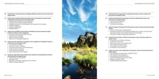 Advanced diploma in procurement and supply
11
3.0 Understand the main approaches to managing work groups or teams involved in the
procurement and supply function
3.1 Evaluate the importance of work groups or teams for eﬀective performance in the
procurement and supply function
• Groups, teams and teamwork
• Group values and norms
• Formal and informal groups
3.2 Explain the stages of development of work groups or teams in the procurement and supply
function
• Reasons for the formation of groups/teams
• The work environment: size of the group, capability of the members, the nature of the
task, physical setting, communications and the use of technology
• Theories on the stages of group/team development
3.3 Evaluate the characteristics of eﬀective work groups or teams in the procurement and
supply function
• Characteristics of an eﬀective work group
• Perspectives on team roles
• Stages of group dynamics and development
• Self- managed work groups/teams
• Virtual teams and remote working
• The beneﬁts of cultural diversity
3.4 Analyse the nature of role relationships in work groups or teams in the procurement and
supply function
• The stakeholders of a procurement and supply function
• Role congruence and incongruence
• Intra group/team cohesion and conﬂict
• Positive and negative outcomes from conﬂict
• Behaviours to reduce conﬂict
• Developing eﬀective groups/teams
Advanced diploma in procurement and supply
10
2.0 Understand the main approaches to managing individuals involved in the procurement and
supply function
2.1 Analyse how the diﬀerent behavioural characteristics of individuals can impact on their
management in the procurement and supply function
• Understanding the diﬀerences among individuals
• Uniqueness and similarities between individuals
• Idiographic approaches to the development and measurement of individuals
• Emotional intelligence
• Diversity in organisations
• Managing diversity
2.2 Analyse how the diﬀerent learning styles of individuals in the procurement and supply
function can impact on their management
• Learning as a formal and spontaneous process
• Explicit and tacit knowledge
• Cognitive theories of learning
• Approaches to knowledge management
2.3 Evaluate the main approaches to motivation in the management of individuals involved in
the procurement and supply function
• The meaning of motivation
• Extrinsic and intrinsic motivation
• Frustration-induced and constructive behaviours
• Content theories of motivation
• Process theories of motivation
• Equity and goal theories of motivation
2.4 Analyse the major factors that can inﬂuence job satisfaction among individuals involved in
the procurement and supply function
• The dimensions of job satisfaction
• Alienation at work
• Approaches to job design, enlargement and enrichment
• Flexible working arrangements
 
