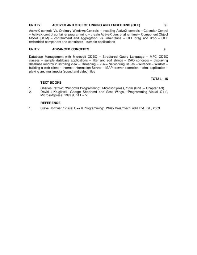 Scribble Sample Mfc Mdi Drawing Application : Be cse syllabus