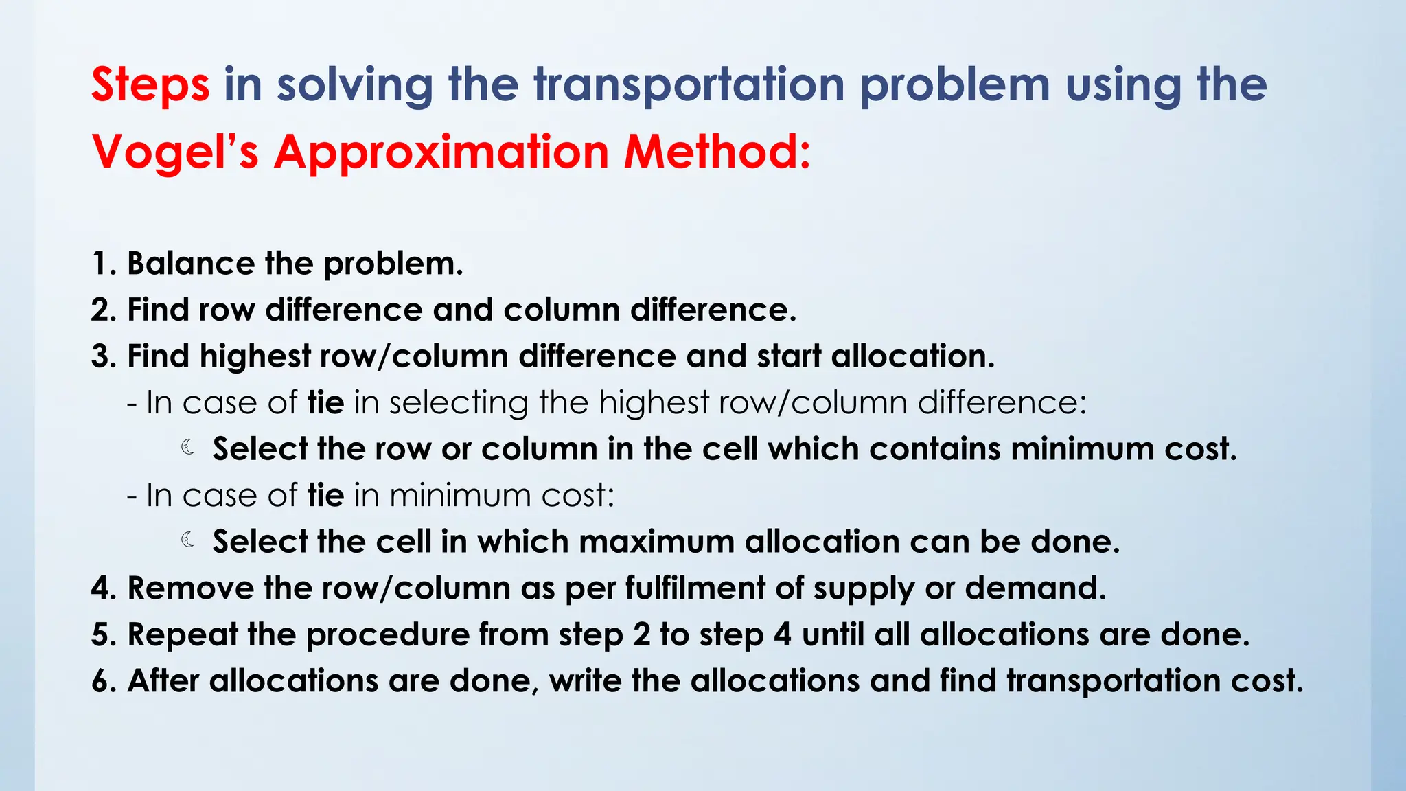 406112061 Transportation Problem Report 1 Pptx