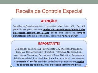 Receita de Controle Especial
 