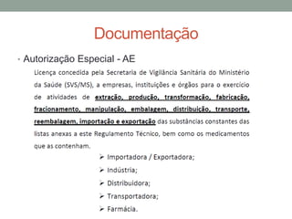 Documentação
• Autorização Especial - AE
 