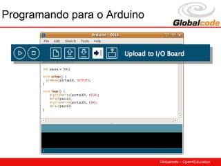 Programando para o Arduino




                             Globalcode – Open4Education
 