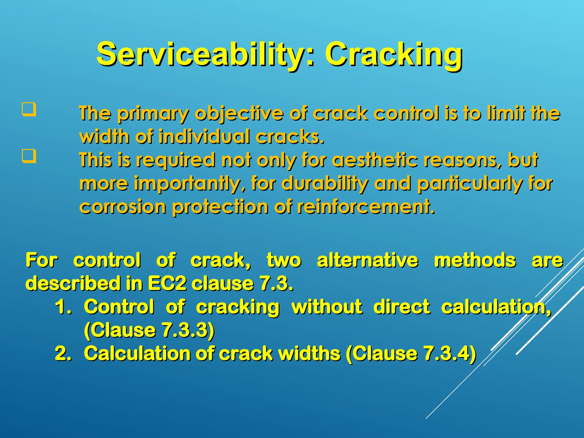 Crack Control 407006426-Reinforced-Concrete-Design.ppt | Civil Engineering Industry ...