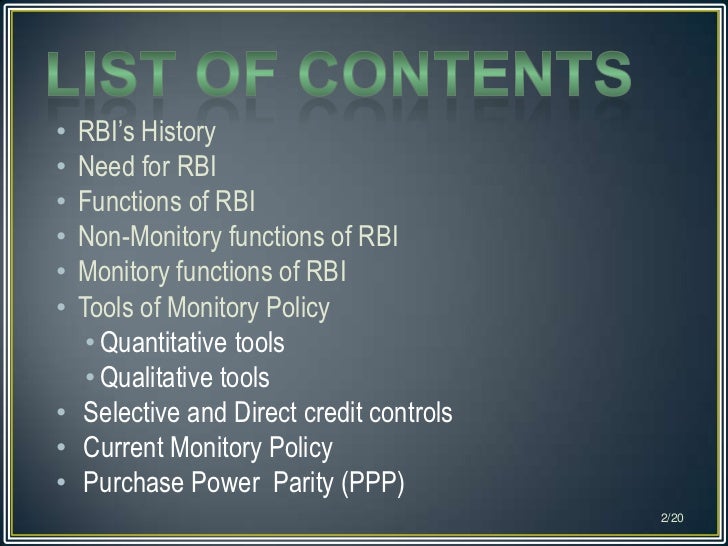 role and functions of rbi role and functions of rbi
